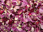 Getrocknete Rosenblütenblätter rosa Bioland