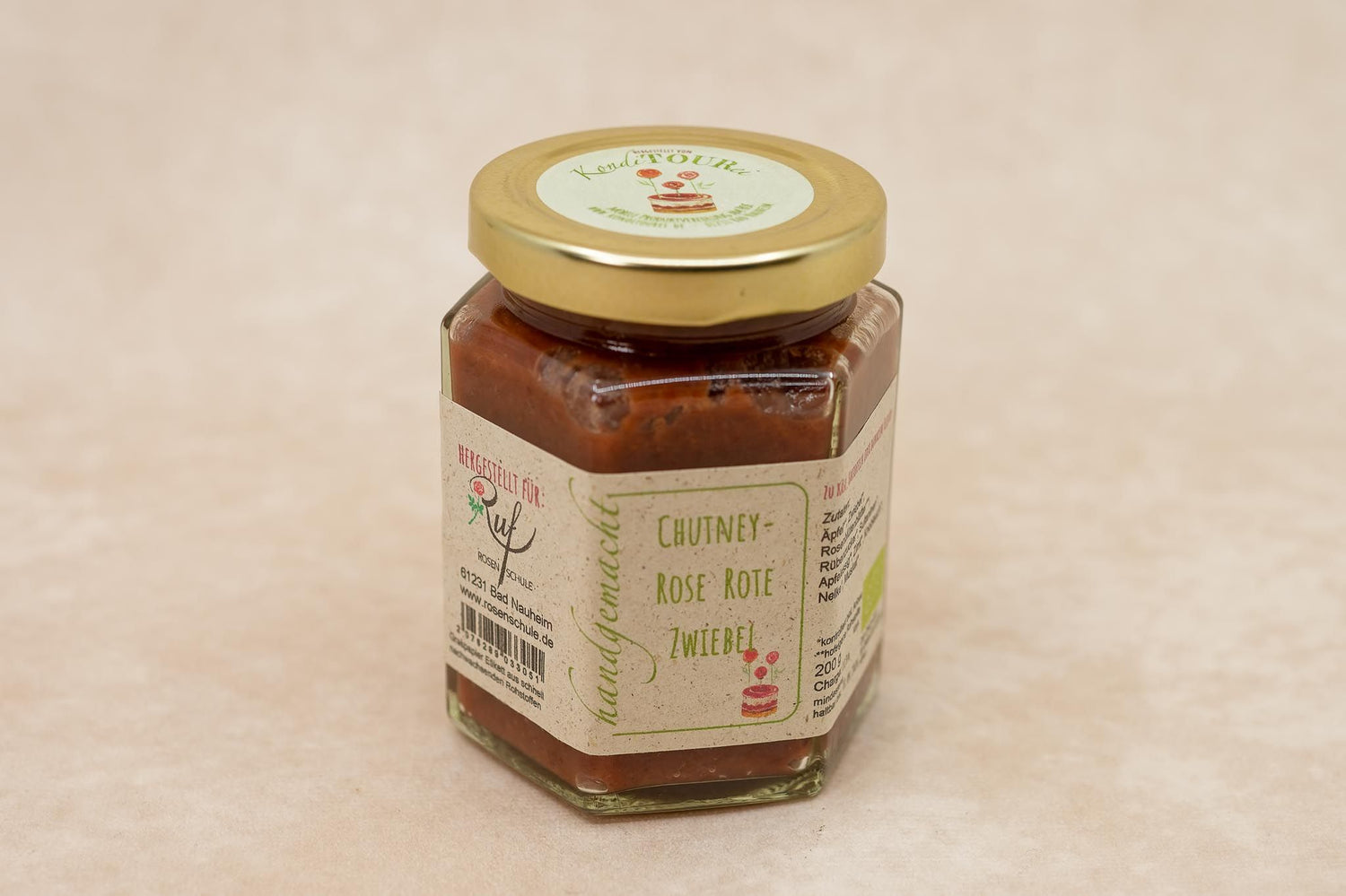 Rose-Rote-Zwiebel-Chutney