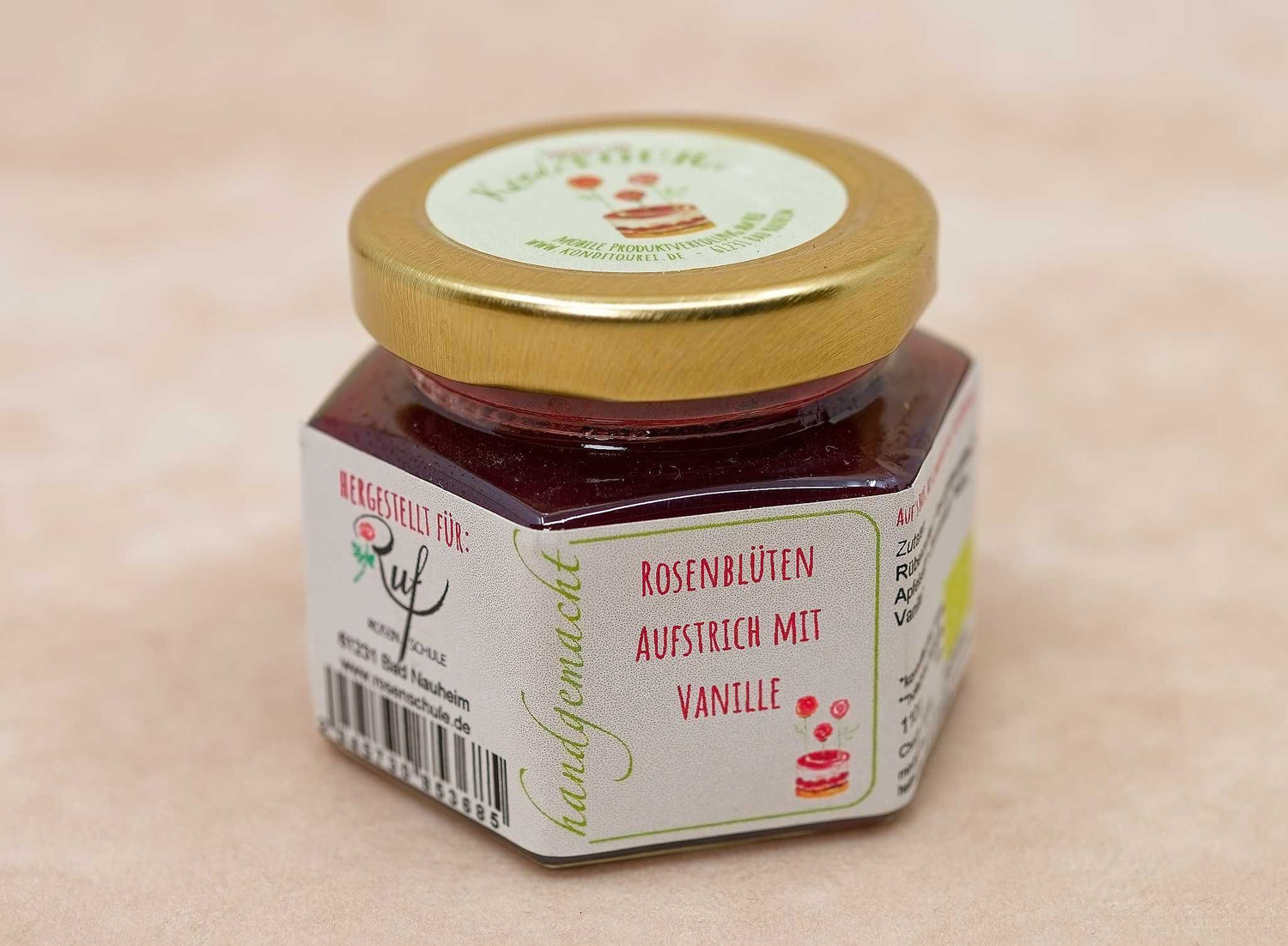 Rosenblüten-Aufstrich mit Vanille