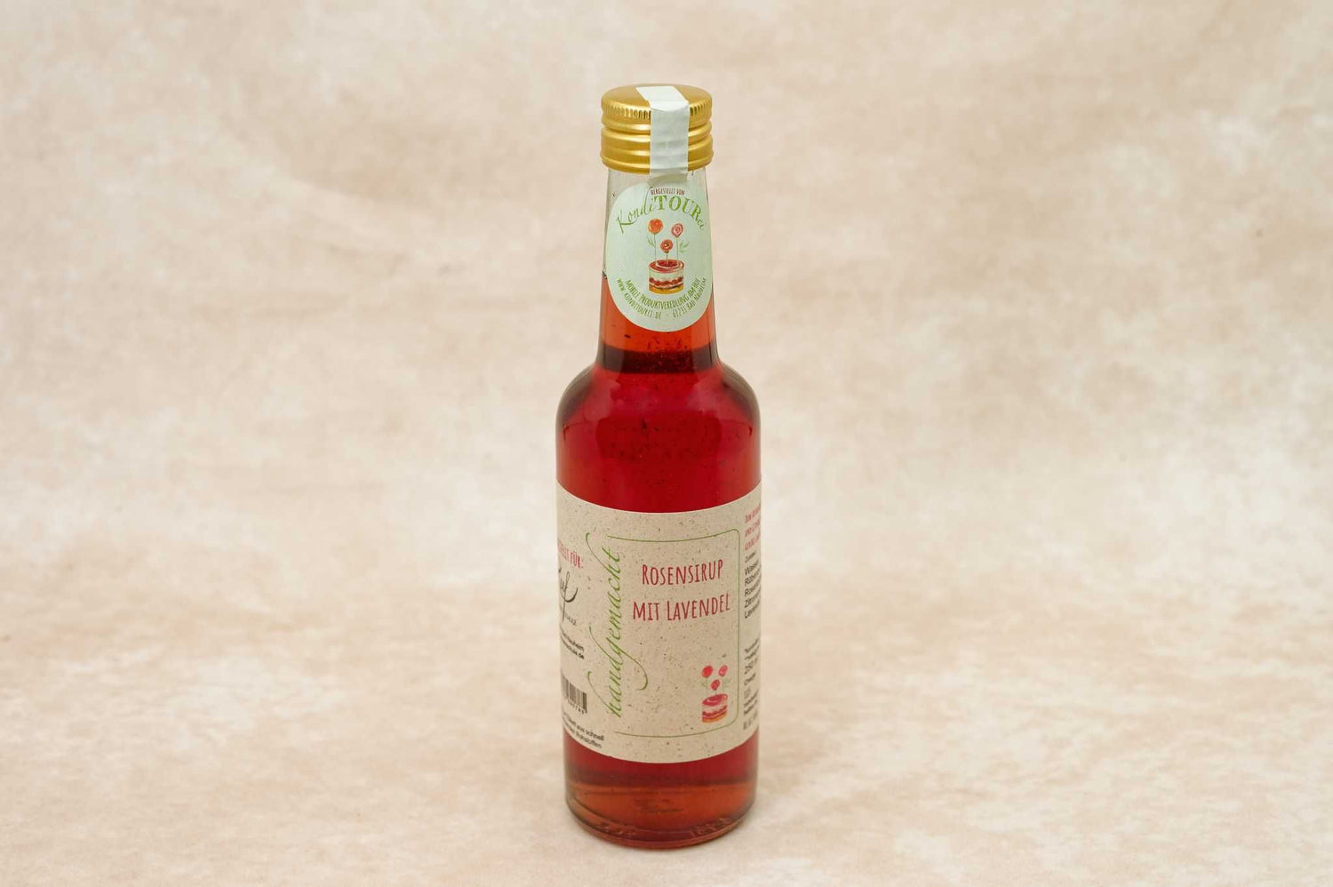 Rosensirup mit Lavendel